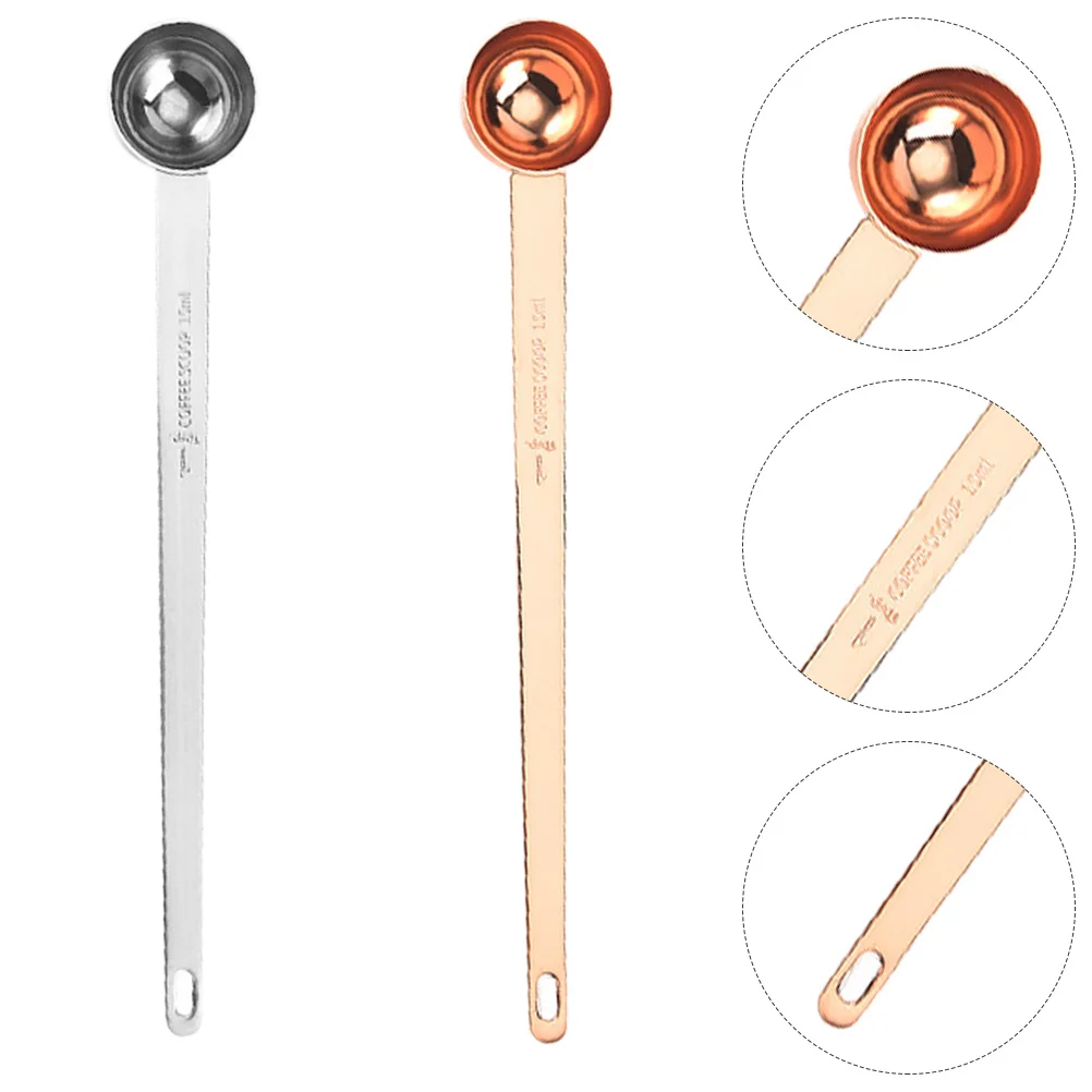 2 Pcs Stainless Steel Measuring Spoon Ingredient Filter Milk Calendars for Crafts Coffee Powder
2 Pcs Stainless Steel Measuring Spoon Ingredient Filter Milk Calendars for Crafts Coffee Powder
