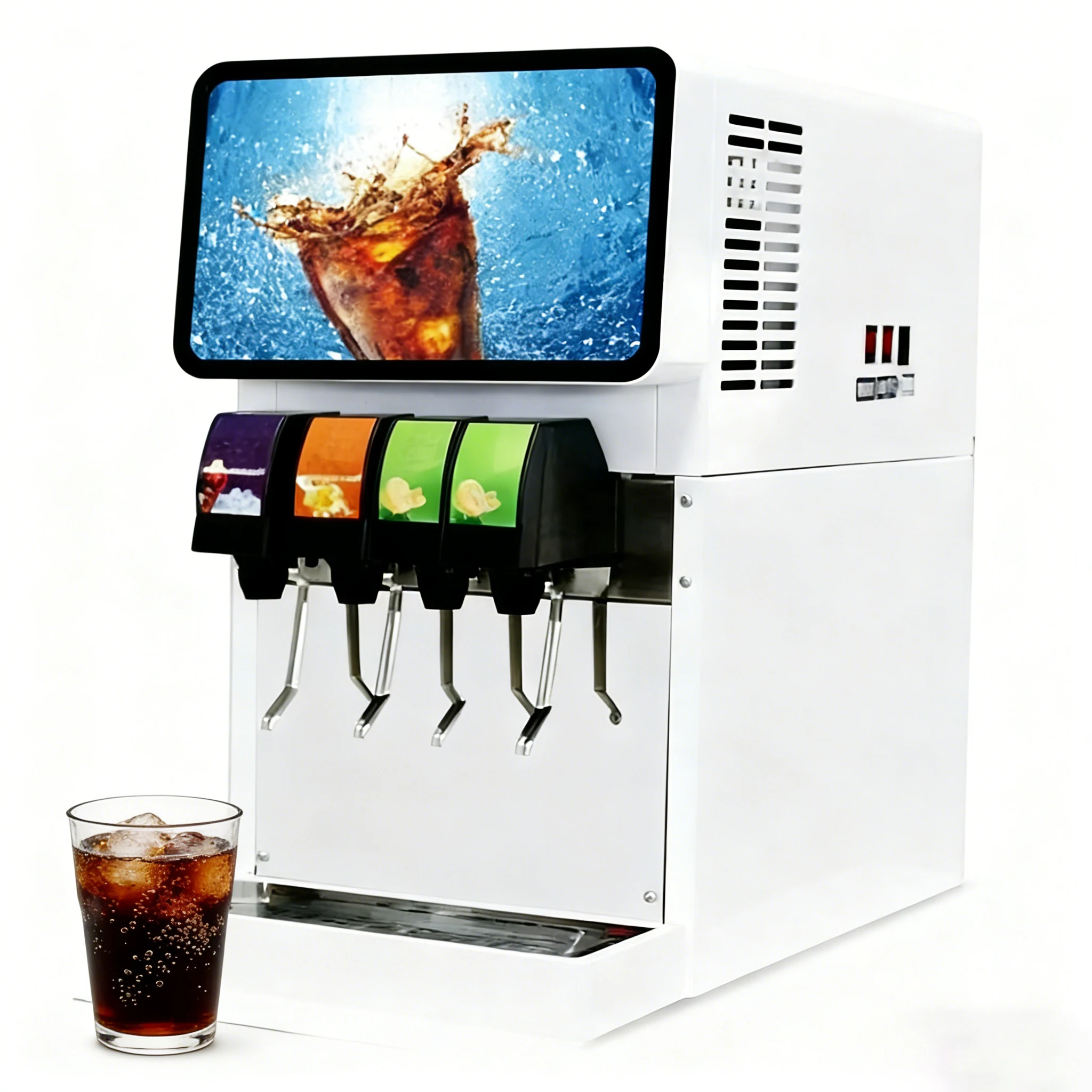 Professional Soda Fountain Machine Stainless Steel 48kg 4 Valve High Efficiency Beverage Equipment For Cafe And Fast Food Shop
Professional Soda Fountain Machine Stainless Steel 48kg 4 Valve High Efficiency Beverage Equipment For Cafe And Fast Food Shop