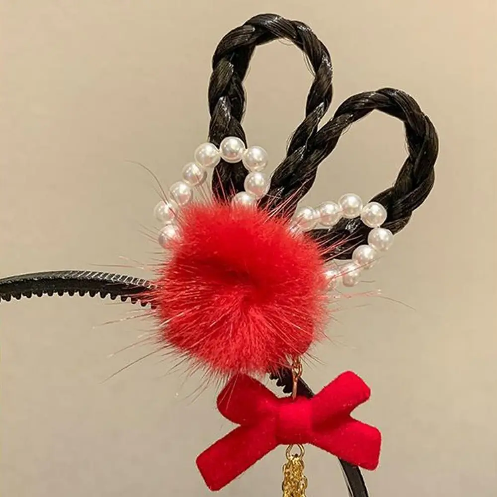 Lovely Flower Children Wig Headband Tassel Braid Hair Chinese New Year Headwear Girl Hair Accessories Hanfu Hair Sticks Girls
Lovely Flower Children Wig Headband Tassel Braid Hair Chinese New Year Headwear Girl Hair Accessories Hanfu Hair Sticks Girls