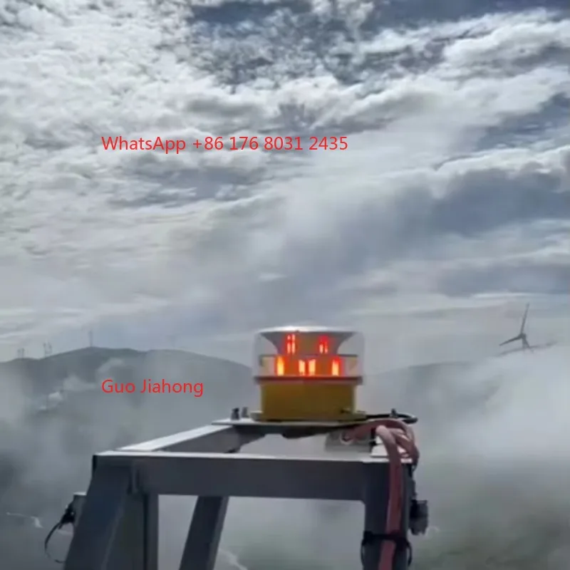 Enhancing Wind Turbine Safety 24-Hour Obstruction Lighting Red/ White Flashing Lights Operating Medium Intensity Aviation Lights
Enhancing Wind Turbine Safety 24-Hour Obstruction Lighting Red/ White Flashing Lights Operating Medium Intensity Aviation Lights