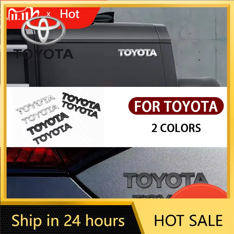 Car Stickers Fot Toyota 2026 New 3D ABS Glossy Black Silver Letters Trunk Emblem Stickers Car Accessories Modified For Toyota ca
Car Stickers Fot Toyota 2026 New 3D ABS Glossy Black Silver Letters Trunk Emblem Stickers Car Accessories Modified For Toyota ca