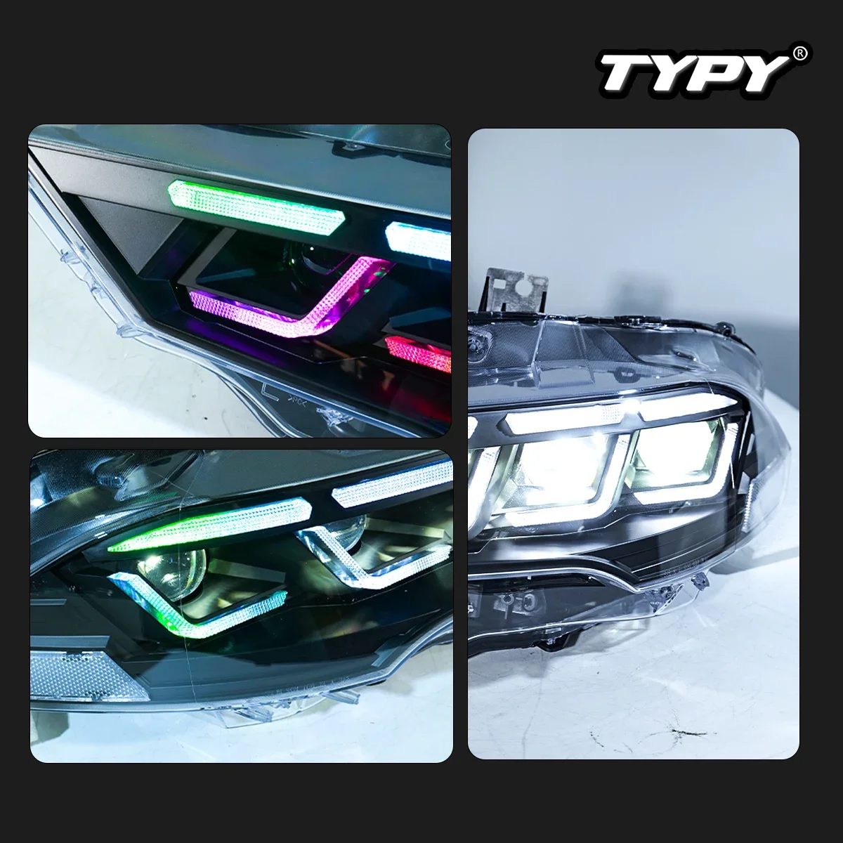 TYPY Car Lights For Ford Mustang RGB 2018-2022 Headlight LED Projetor head Lamp Daytime Running Light Automotive Accessories
TYPY Car Lights For Ford Mustang RGB 2018-2022 Headlight LED Projetor head Lamp Daytime Running Light Automotive Accessories