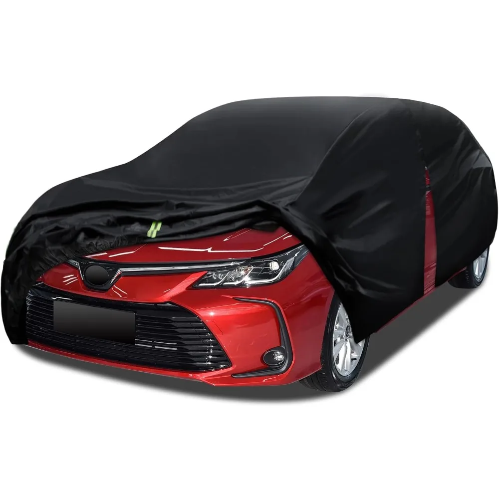 6-Layer Waterproof All-Weather Car Cover with Door Zipper & Cotton Lining, Universal Fit for Sedans 178-186 Inches
6-Layer Waterproof All-Weather Car Cover with Door Zipper & Cotton Lining, Universal Fit for Sedans 178-186 Inches