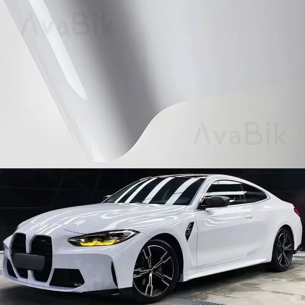 10/50CM x 150cm Premium Car Wrap Vinyl PET High Glossy Piano White Color Change Film Vinyl For Car Motorcycle With Air Release
10/50CM x 150cm Premium Car Wrap Vinyl PET High Glossy Piano White Color Change Film Vinyl For Car Motorcycle With Air Release