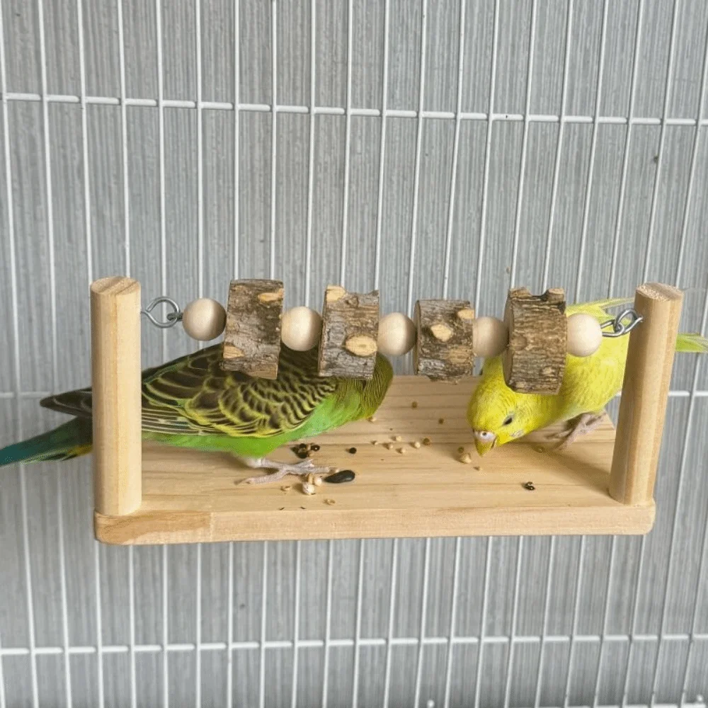Natural Wooden Parrot Perch Stand Bite-resistance Creative Bird Teeth Chew Toy Interactive Oral Exercise Station
Natural Wooden Parrot Perch Stand Bite-resistance Creative Bird Teeth Chew Toy Interactive Oral Exercise Station