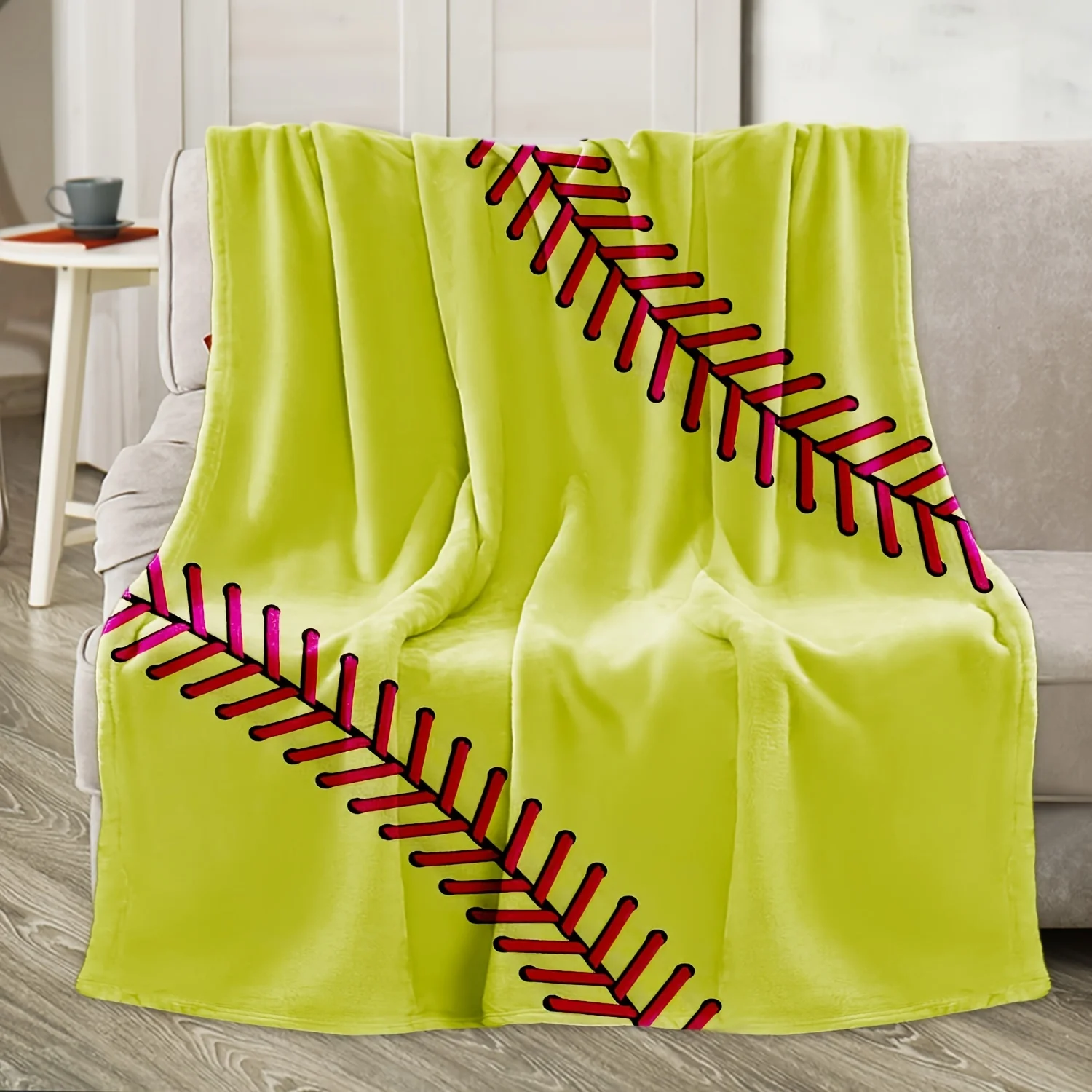Soft Baseball Print Blanket - Various Sizes Offered, Ideal for Using on Beds & Sofas, Adds Sports Vibe to Space,Machine Washable
Soft Baseball Print Blanket - Various Sizes Offered, Ideal for Using on Beds & Sofas, Adds Sports Vibe to Space,Machine Washable