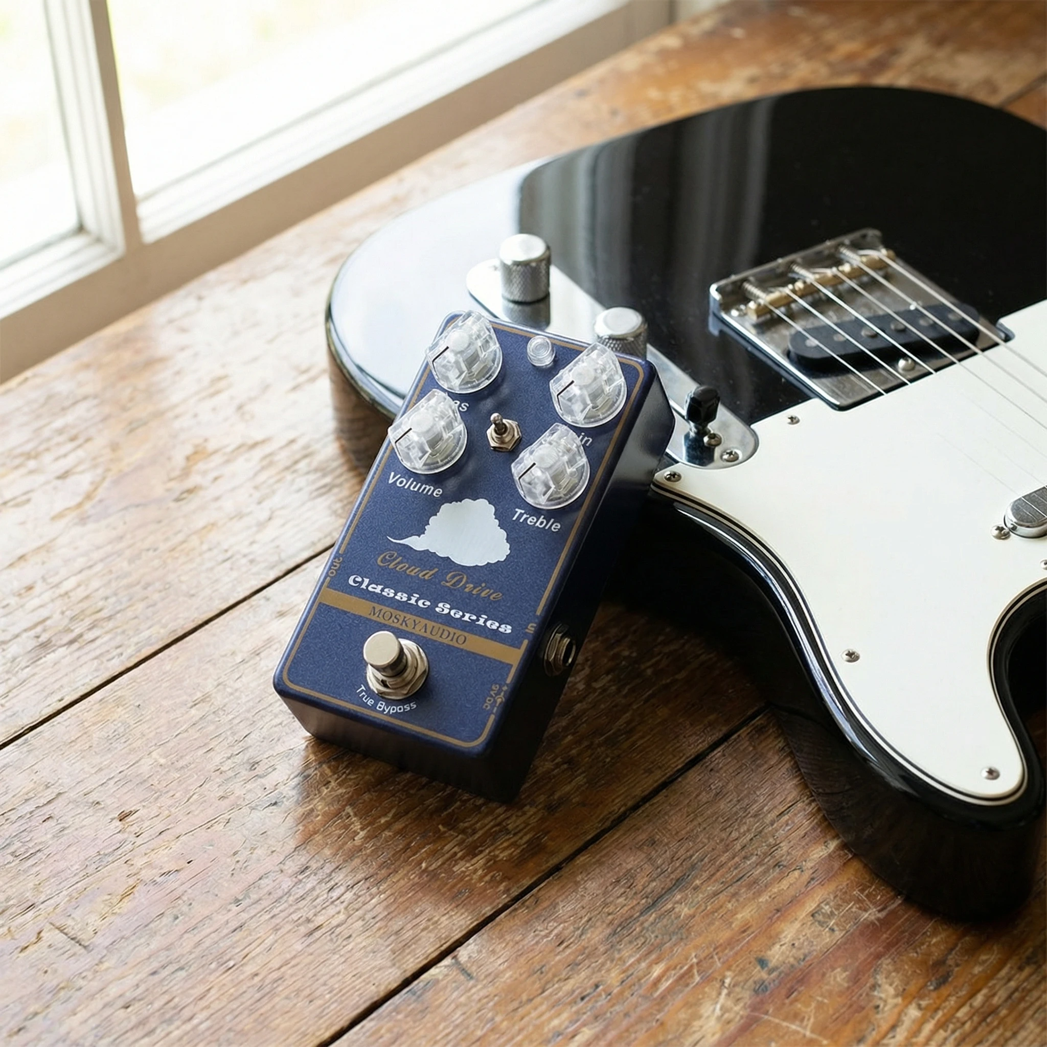 MOSKYAUDIO Cloud Drive Classic Clean Overdrive Pedal for Electric Guitar True Bypass Dual Band EQ Pre Post Control Effect Pedal
MOSKYAUDIO Cloud Drive Classic Clean Overdrive Pedal for Electric Guitar True Bypass Dual Band EQ Pre Post Control Effect Pedal