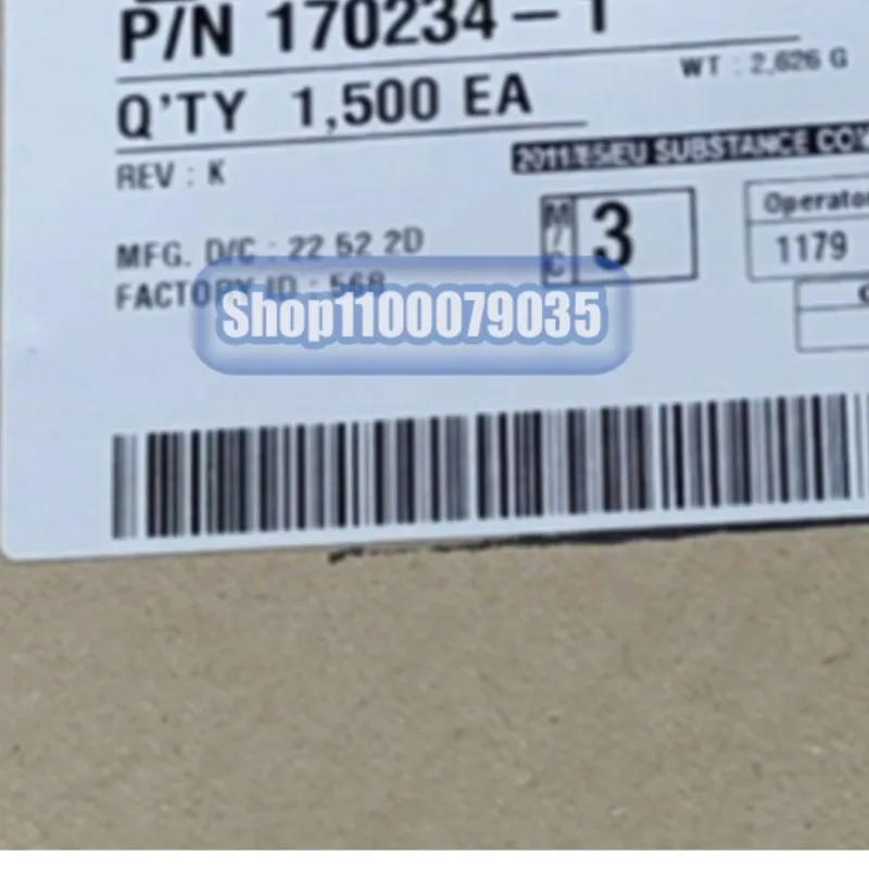 100pcs/lot 170234-1 1718758-1 1719043-1 172159-1 172159-1 172167-1 174258-7 connector new original
100pcs/lot 170234-1 1718758-1 1719043-1 172159-1 172159-1 172167-1 174258-7 connector new original