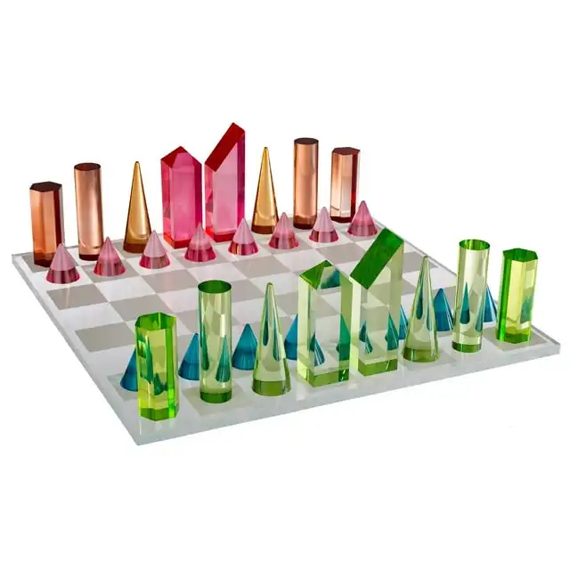 Trademark Games Juego de Ajedrez Acrílico Moderno con 32 Piezas de Juego Coloridas
Trademark Games Juego de Ajedrez Acrílico Moderno con 32 Piezas de Juego Coloridas