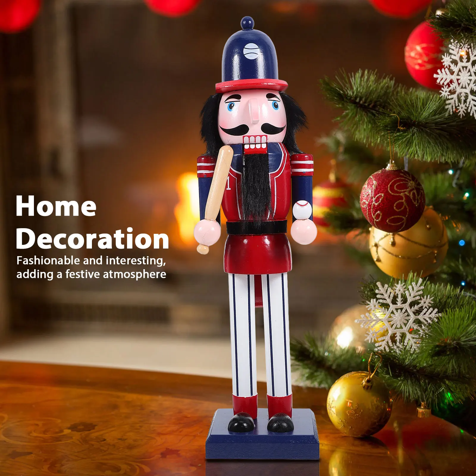 Baseball Player Ornaments Nutcracker for Kids Outdoor Puppet Figure Home Decoration Wood Figures
Baseball Player Ornaments Nutcracker for Kids Outdoor Puppet Figure Home Decoration Wood Figures