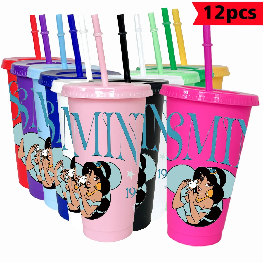12pcs/pack Disney Princess Jasmine 26oz Colorful Plastic Tumbler Birthday Party Drinking Utensils Juice Coffee Cup
12pcs/pack Disney Princess Jasmine 26oz Colorful Plastic Tumbler Birthday Party Drinking Utensils Juice Coffee Cup