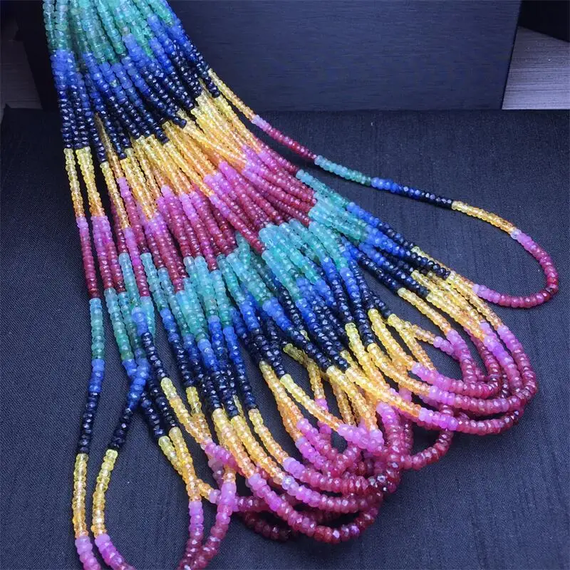 3.8MM Natural Colored Tourmaline Collarbone Necklace Charms Handmade Fortune Energy Bangle Mineral Woman Amulet Jewelry 1PCS
3.8MM Natural Colored Tourmaline Collarbone Necklace Charms Handmade Fortune Energy Bangle Mineral Woman Amulet Jewelry 1PCS