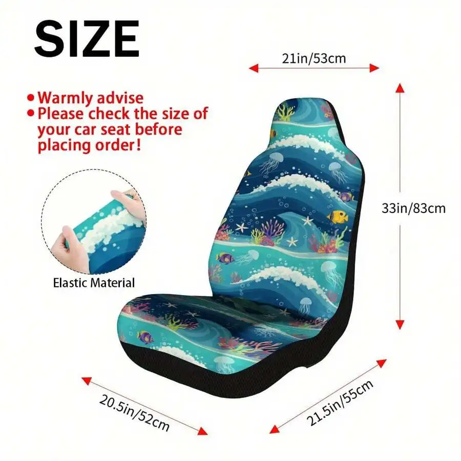 Ocean Wave Marine Life Car Seat Cover Universal Front Seat Protector For Adults
Ocean Wave Marine Life Car Seat Cover Universal Front Seat Protector For Adults