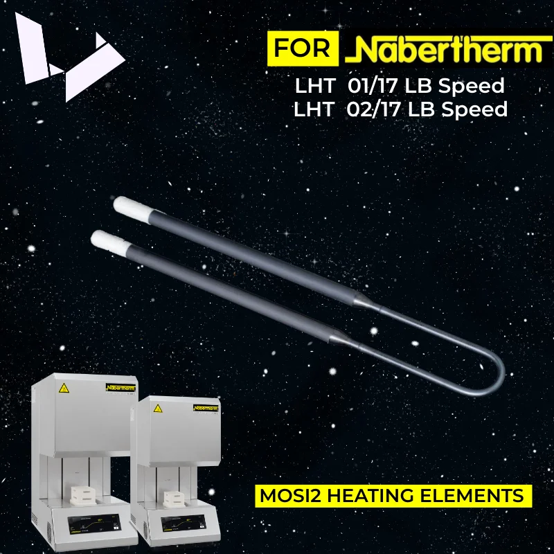 Parts for Oven - Mosi2 Heating Elements Replacement for Nabertherm LHT01/17LB LHT02/17LB Speed Zirconia Sintering Furnaces
Parts for Oven - Mosi2 Heating Elements Replacement for Nabertherm LHT01/17LB LHT02/17LB Speed Zirconia Sintering Furnaces