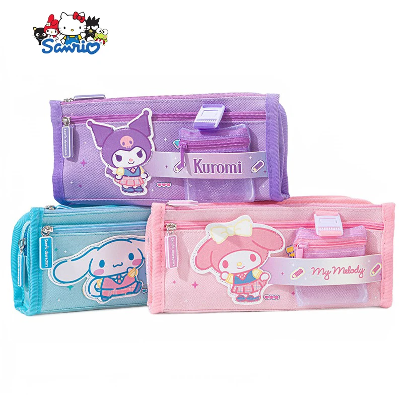 Sanrio Kuromi Pencil Case Kawaii Cinnamoroll My Melody Student High-Capacity Pen Ruler Cartoon Stationery Bag Toys Girls Gifts
Sanrio Kuromi Pencil Case Kawaii Cinnamoroll My Melody Student High-Capacity Pen Ruler Cartoon Stationery Bag Toys Girls Gifts