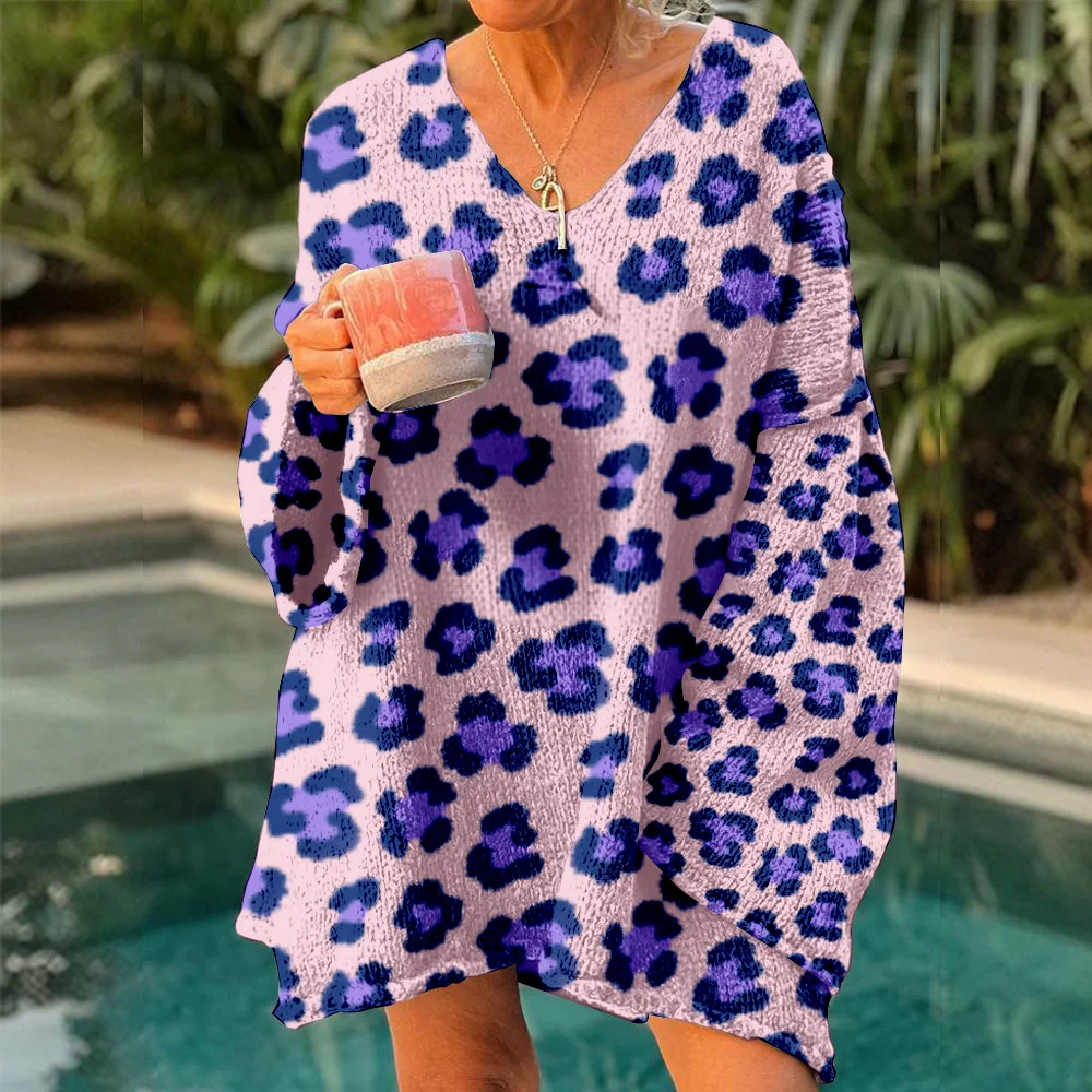 Autumn Winter Knitted sweaters leopard Women's Oversized Sweaters 2025 Lightweight Pullover Trendy Soft Y2k jumpers for girls
Autumn Winter Knitted sweaters leopard Women's Oversized Sweaters 2025 Lightweight Pullover Trendy Soft Y2k jumpers for girls