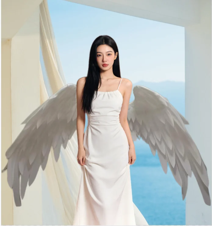 White Adult Angel Wings,Photography Costume Halloween Wings,Large Angel Wing Suitable for Men and Women Decorative Wings
White Adult Angel Wings,Photography Costume Halloween Wings,Large Angel Wing Suitable for Men and Women Decorative Wings