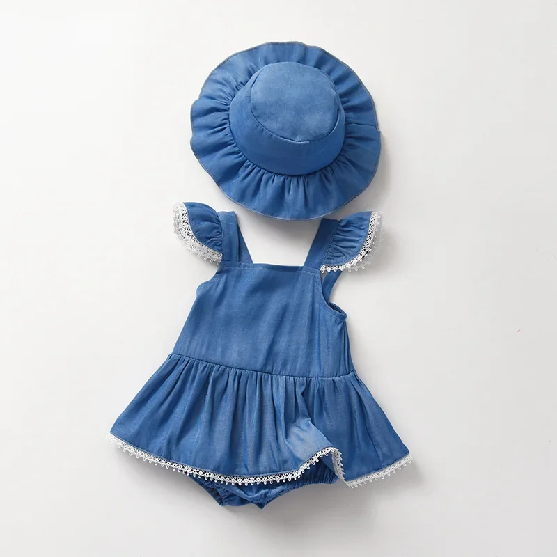 Two Piece Summer Newborn Denim Baby Girl Triangle Sleeveless Khat Hat Princess Summer
Two Piece Summer Newborn Denim Baby Girl Triangle Sleeveless Khat Hat Princess Summer
