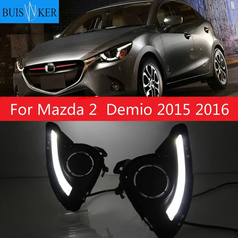 1 Set DRL For Mazda 2 Demio 2015 2016 LED DRL Daytime Running Lights Daylight Fog light cover yellow signal
1 Set DRL For Mazda 2 Demio 2015 2016 LED DRL Daytime Running Lights Daylight Fog light cover yellow signal