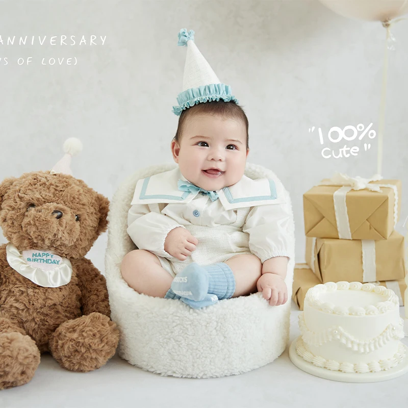 Preppy Style Autumn Baby Long Sleeve Bodysuit 3-12 Month Baby Birthday Party Jumpsuit Posing Props Studio Photography Costumes
Preppy Style Autumn Baby Long Sleeve Bodysuit 3-12 Month Baby Birthday Party Jumpsuit Posing Props Studio Photography Costumes