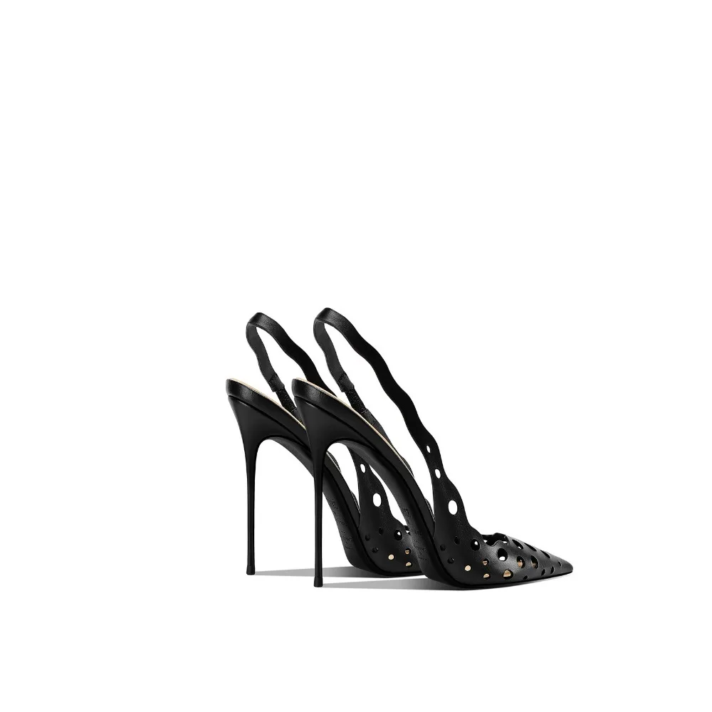 2026 Spring Summer European American Style Women Black Hollow Pointed Toe Thin High Heel Peep Toe Backless Sandals Heel
2026 Spring Summer European American Style Women Black Hollow Pointed Toe Thin High Heel Peep Toe Backless Sandals Heel