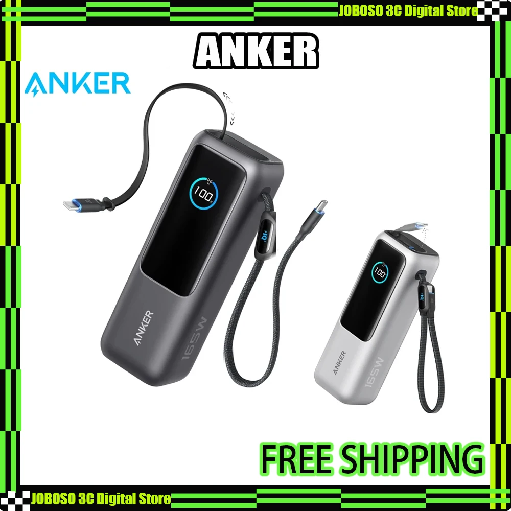 Портативное зарядное устройство Anker Zolo Power Bank 25000 мАч 165 Вт для быстрой зарядки двух ноутбуков, внешний аккумулятор со встроенной функцией быстрой зарядки
Портативное зарядное устройство Anker Zolo Power Bank 25000 мАч 165 Вт для быстрой зарядки двух ноутбуков, внешний аккумулятор со встроенной функцией быстрой зарядки