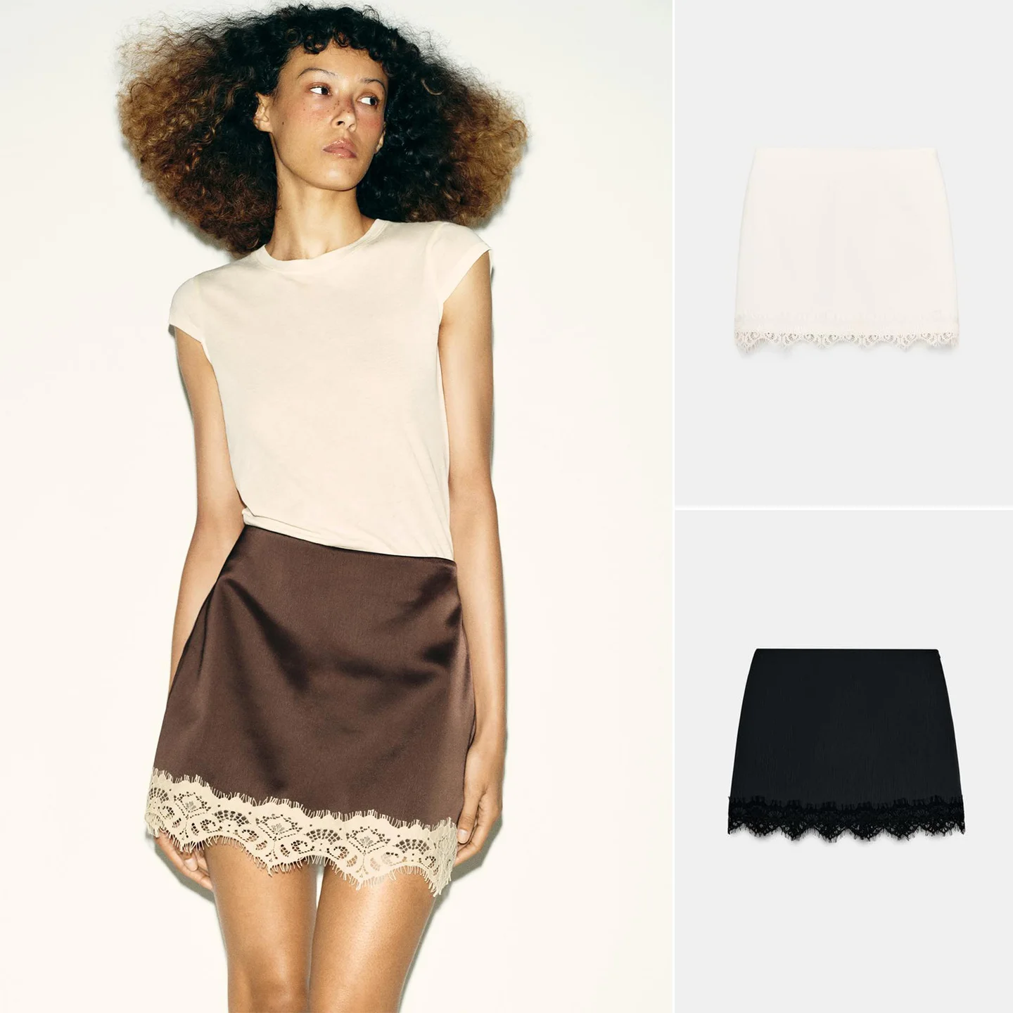 Summer New Arrival Minimalist Style Zipper High Waist Short Lace Splice Hem Skirt Pants Women's Fashion A-Line Skirt
Summer New Arrival Minimalist Style Zipper High Waist Short Lace Splice Hem Skirt Pants Women's Fashion A-Line Skirt