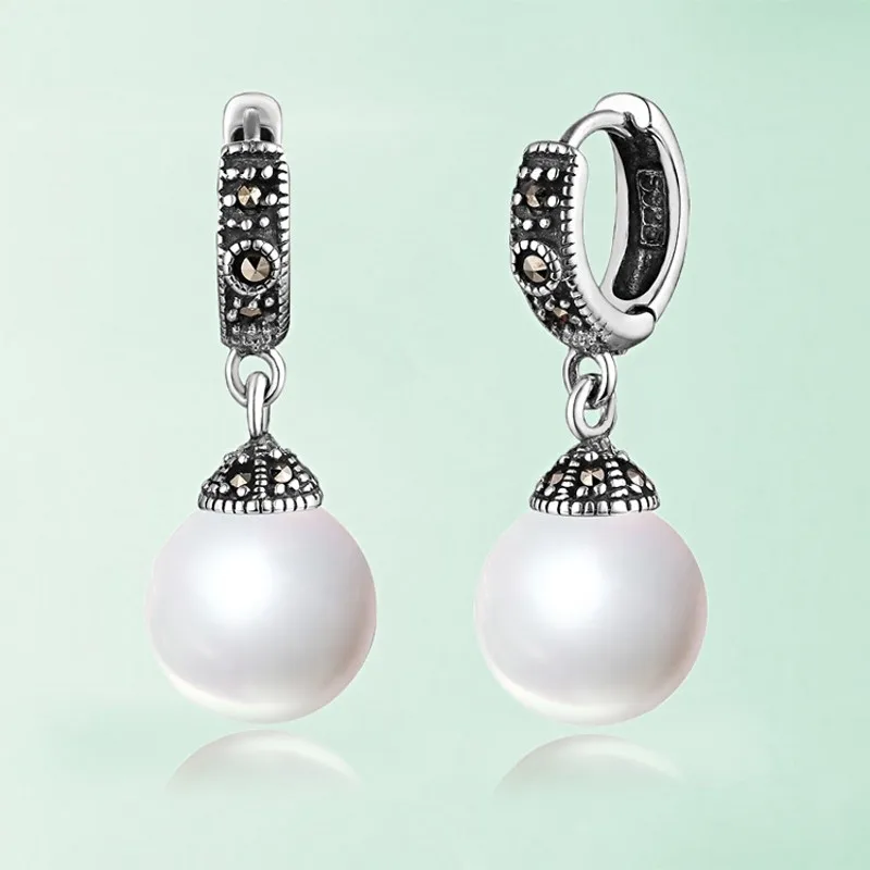 BOCAI S925 Pure Silver Jewelry Light Luxury Temperament Inlaid Pearl Earrings Women's Selected Gift
BOCAI S925 Pure Silver Jewelry Light Luxury Temperament Inlaid Pearl Earrings Women's Selected Gift