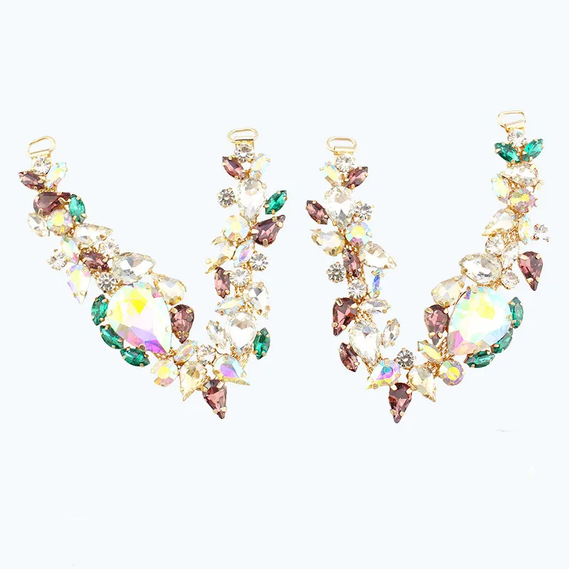 2pcs Alloy Colour Crystal Rhinestone Shoe Chain Buckle Bikini Flip Flops Connectors Metal Apparel Bags Cap DIY Garment Sewing
2pcs Alloy Colour Crystal Rhinestone Shoe Chain Buckle Bikini Flip Flops Connectors Metal Apparel Bags Cap DIY Garment Sewing