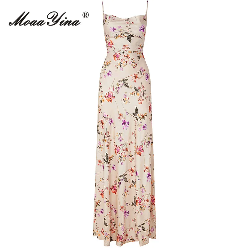 MoaaYina Spring Fashion Designer Vintage Floral Print Dress Women Square Collar Holiday Party High Waist Slim A-LINE Sling Dress
MoaaYina Spring Fashion Designer Vintage Floral Print Dress Women Square Collar Holiday Party High Waist Slim A-LINE Sling Dress