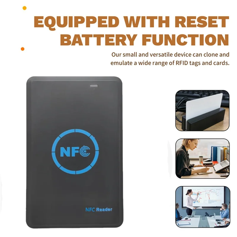 AAAEL-5-Band NFC Smart Chip Reader/Writer +5XUID Keychain 125K 13.56M Copier HID Duplicator Tag Clone ID IC Keychain Key Copy
AAAEL-5-Band NFC Smart Chip Reader/Writer +5XUID Keychain 125K 13.56M Copier HID Duplicator Tag Clone ID IC Keychain Key Copy