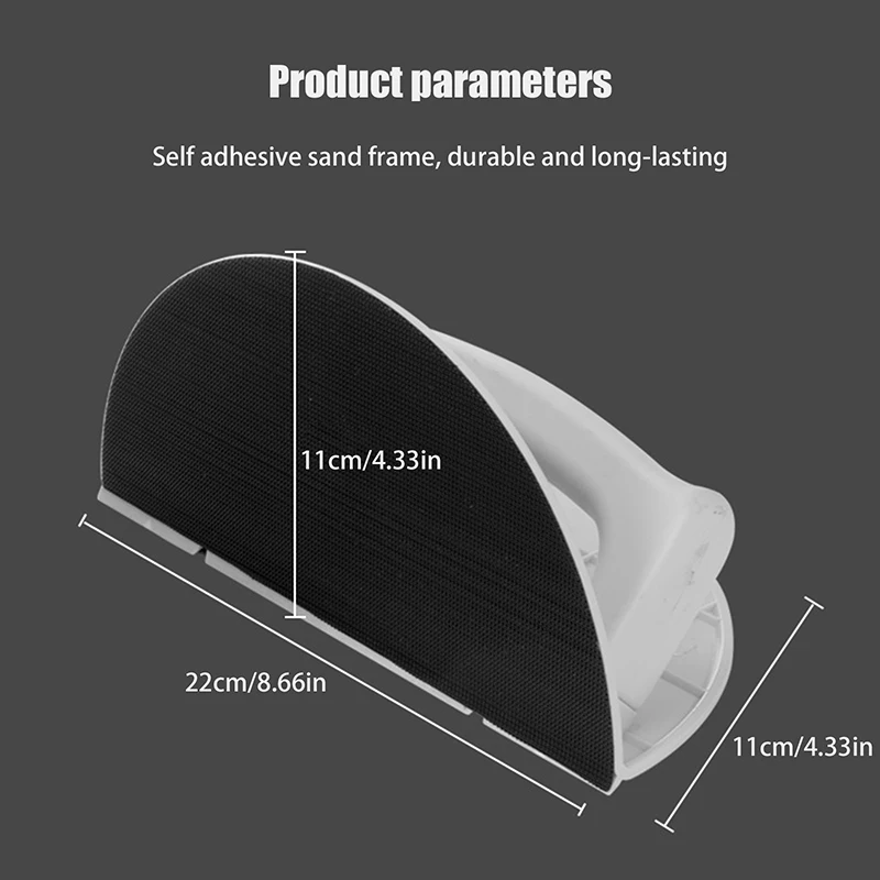 High-Quality Plastic Semicircular Sandpaper Grinding Tool, Self-Stick Internal Corner Hand Grinder Board
High-Quality Plastic Semicircular Sandpaper Grinding Tool, Self-Stick Internal Corner Hand Grinder Board
