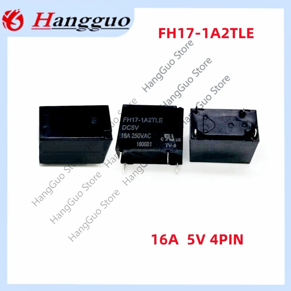5Pcs/Lot Original FH17-1A2TLE-DC5V/12V/24V a set of normally open 4-pin 16A 250VAC Relays
5Pcs/Lot Original FH17-1A2TLE-DC5V/12V/24V a set of normally open 4-pin 16A 250VAC Relays