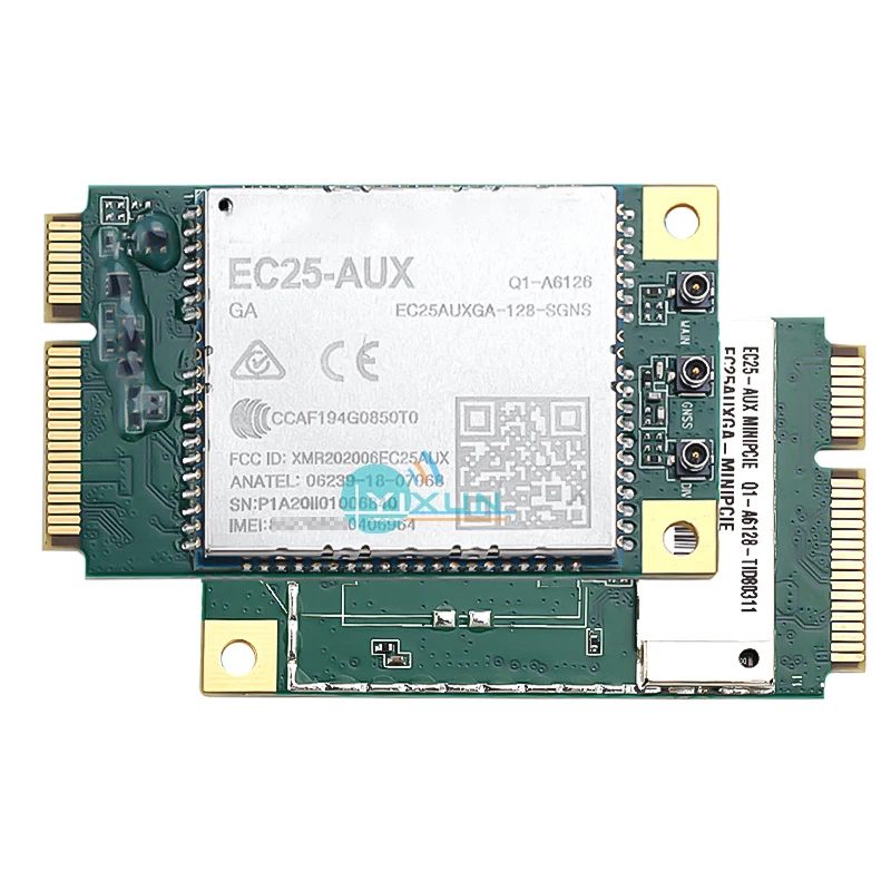 Quectel EC25 EC25-AUX MINIPCIE EC25AUXGA-128-SGNS LTE Cat4 mini pcie module B1/B2/B3/B4/B5/B7/B8/B28 Latin America/Australia/New
Quectel EC25 EC25-AUX MINIPCIE EC25AUXGA-128-SGNS LTE Cat4 mini pcie module B1/B2/B3/B4/B5/B7/B8/B28 Latin America/Australia/New