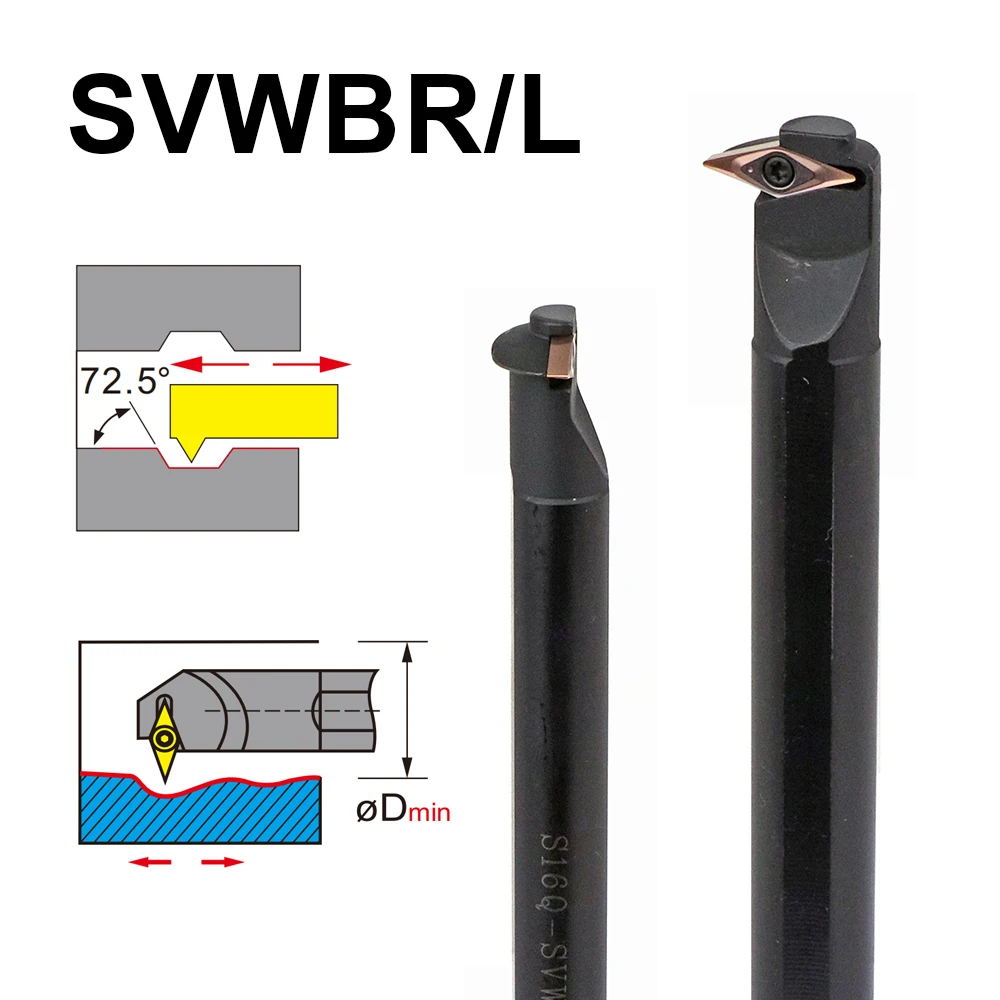 MZG Internal Turning Tool Holder S16Q-SVWBR11 S20S-SVWBR11 S25S-SVWBR16 Carbide Inserts VBMT Lathe SVWBR SVWBL Cutting Tool
MZG Internal Turning Tool Holder S16Q-SVWBR11 S20S-SVWBR11 S25S-SVWBR16 Carbide Inserts VBMT Lathe SVWBR SVWBL Cutting Tool