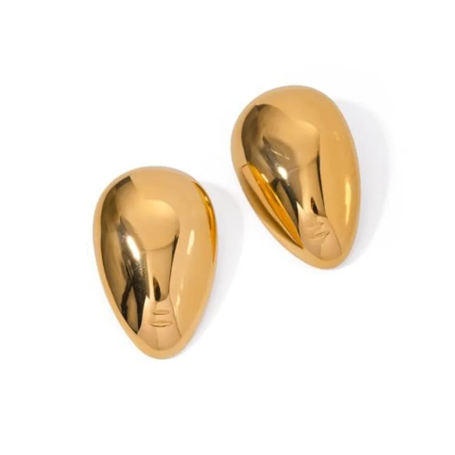 Chunky Large Teardrop Earrings for Women Trendy Lightweight Waterdrop Hypoallergenic Drop Gold Plated Exaggerated Style Earring
Chunky Large Teardrop Earrings for Women Trendy Lightweight Waterdrop Hypoallergenic Drop Gold Plated Exaggerated Style Earring