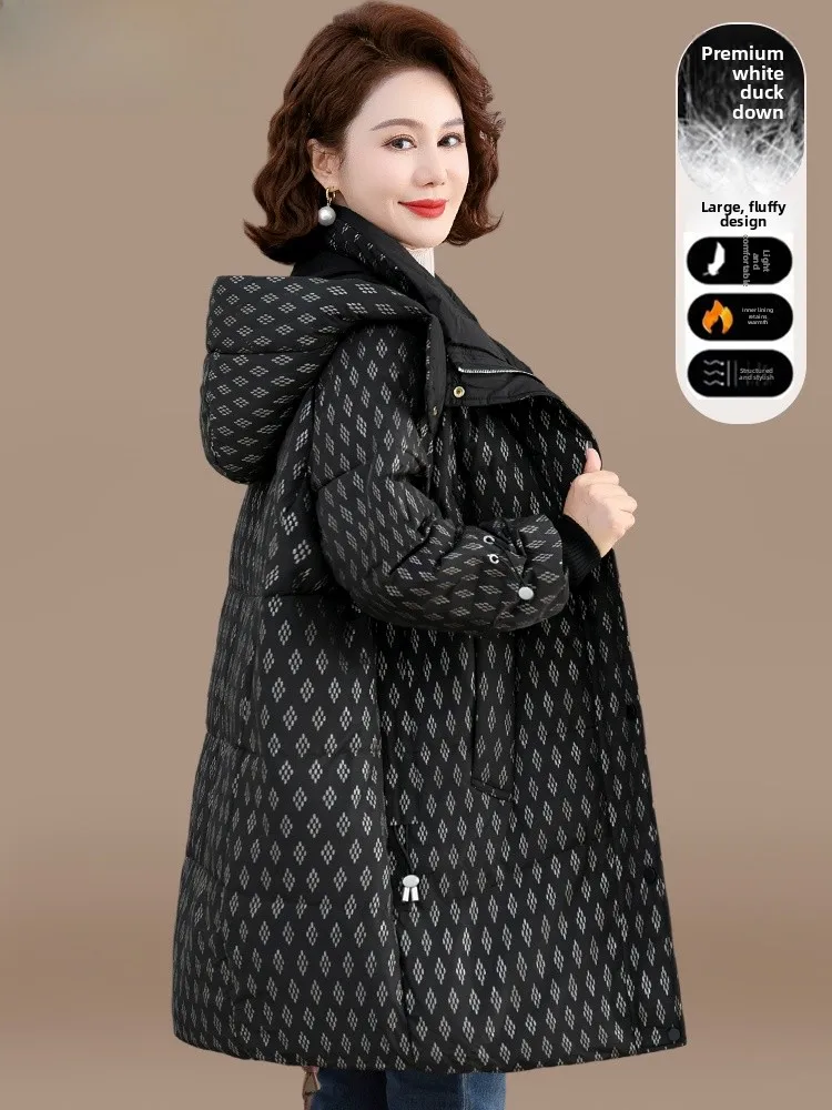 Warmth Faionable down Jaet Women's Winter Coat Large Size Cotton Clothes for Middle-Aged And ly Mothers 2024 New Sle
Warmth Faionable down Jaet Women's Winter Coat Large Size Cotton Clothes for Middle-Aged And ly Mothers 2024 New Sle