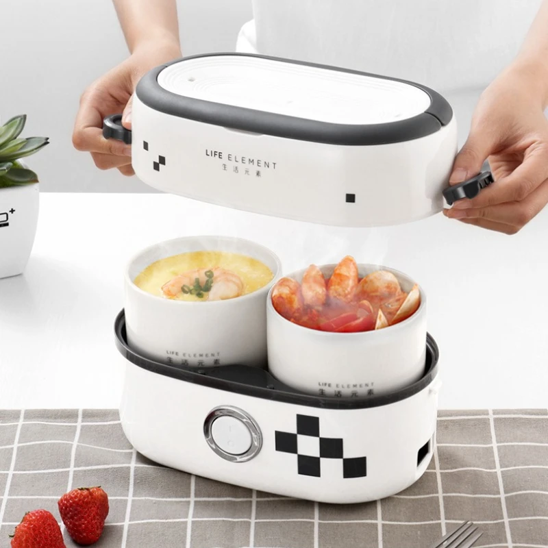 Electric Lunch Box Food Warmer with Dual Ceramic Containers Steam Circulation Heating for Office School Travel Meals
Electric Lunch Box Food Warmer with Dual Ceramic Containers Steam Circulation Heating for Office School Travel Meals