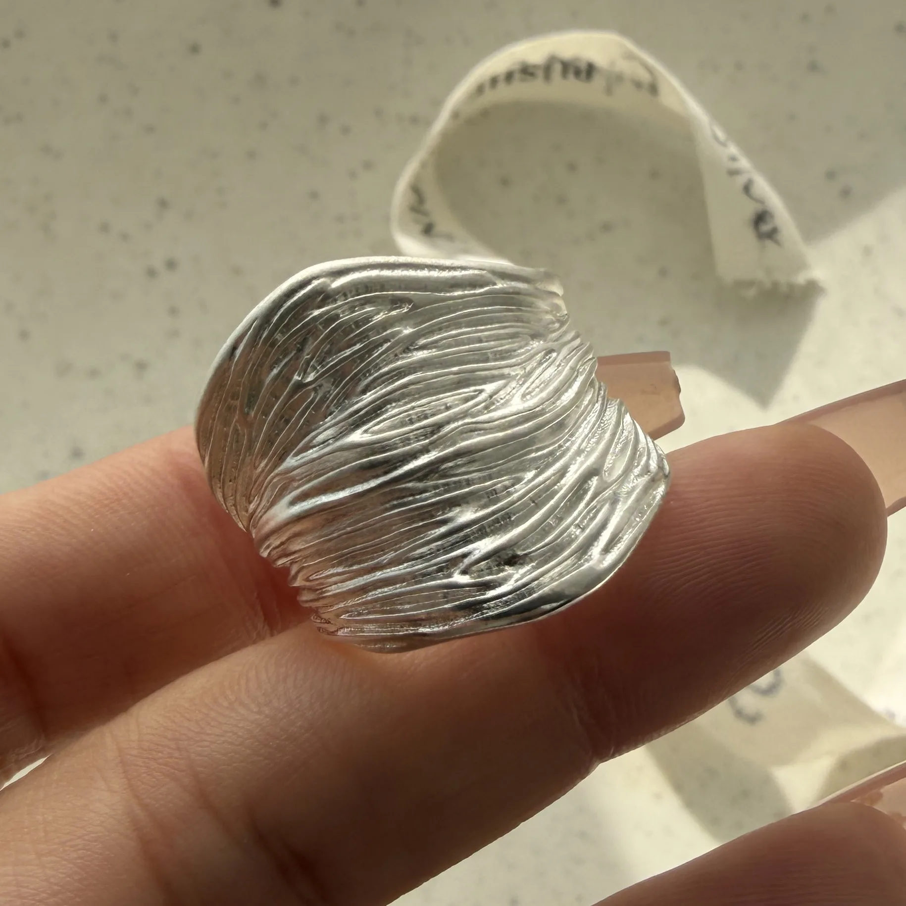 925 Sterling Silver Rings For Women Simple Vintage Handmade Adjustable Finger Wide Strip Ring Fashion Band Female Bijoux Gift
925 Sterling Silver Rings For Women Simple Vintage Handmade Adjustable Finger Wide Strip Ring Fashion Band Female Bijoux Gift