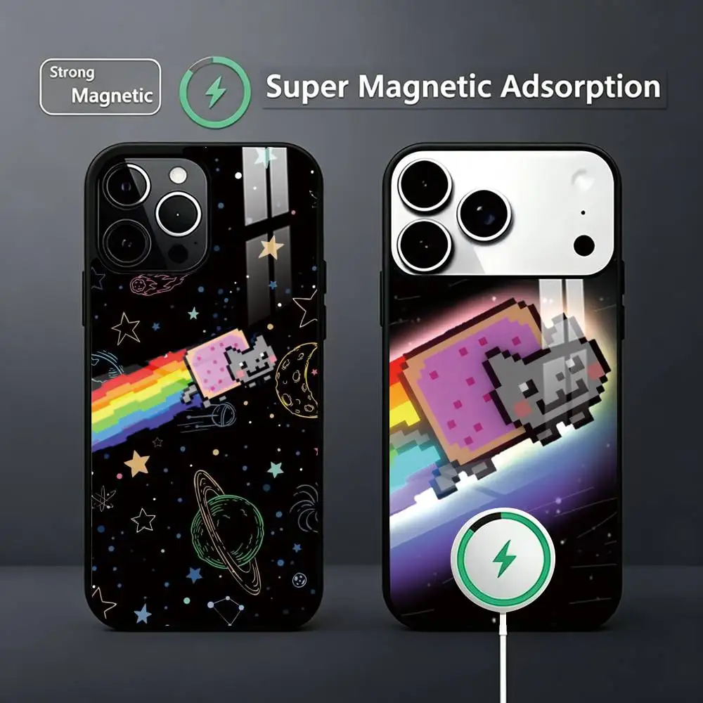 Cute Nyan Cat Phone Case For iPhone17,16,15,14,13,12,11 Plus,Pro Magnetic Supports Magnetic Wireless Charging
Cute Nyan Cat Phone Case For iPhone17,16,15,14,13,12,11 Plus,Pro Magnetic Supports Magnetic Wireless Charging