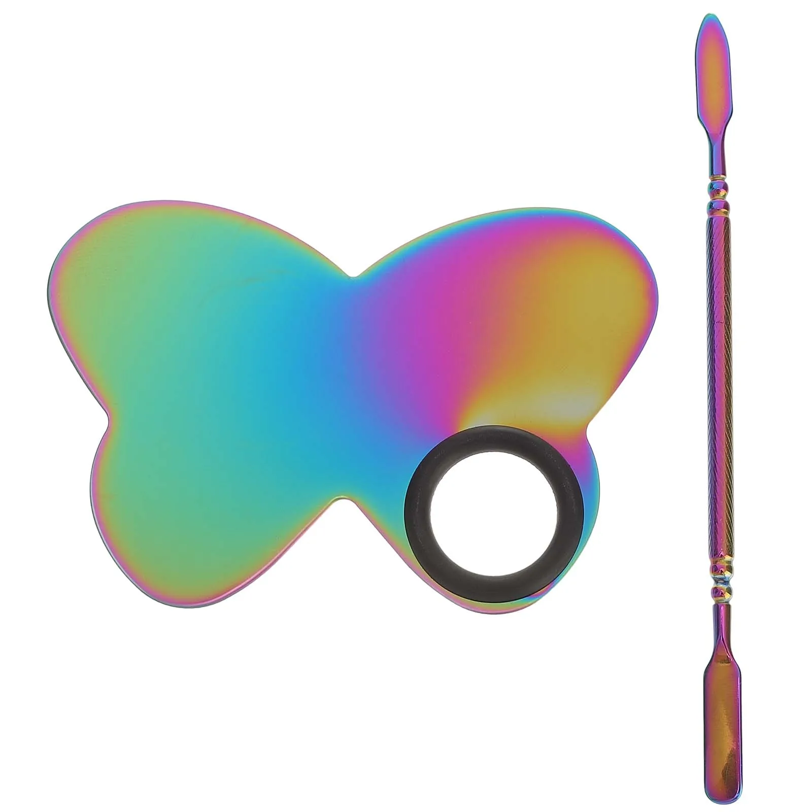Butterfly Shaped Nail Palette Makeup Mixing Plates Spatula Empty Manicure Tool Stainless Steel Color Mixer
Butterfly Shaped Nail Palette Makeup Mixing Plates Spatula Empty Manicure Tool Stainless Steel Color Mixer