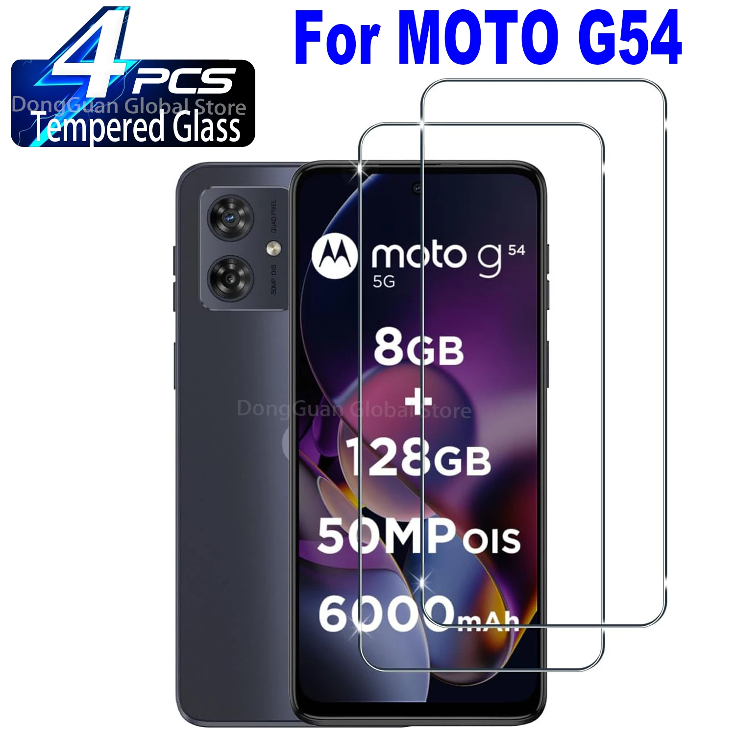 2/4Pcs High Auminum Tempered Glass For Motorola Moto G54 Screen Protector Glass Film
2/4Pcs High Auminum Tempered Glass For Motorola Moto G54 Screen Protector Glass Film