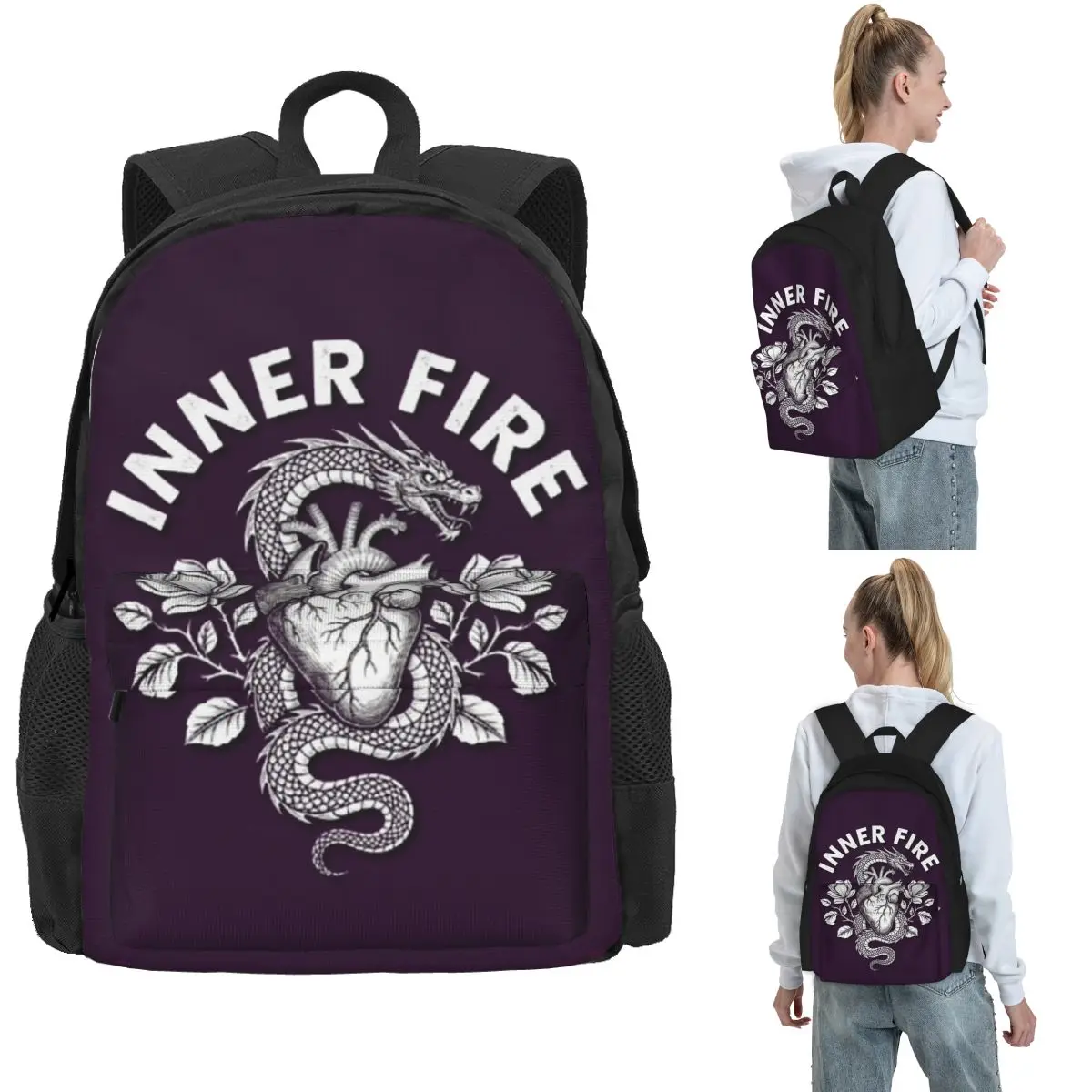 Inner Fire Backpack Hot Sale Daypack Large Capacity Children BookBag School Bag Shoulder Bags for Men Women
Inner Fire Backpack Hot Sale Daypack Large Capacity Children BookBag School Bag Shoulder Bags for Men Women