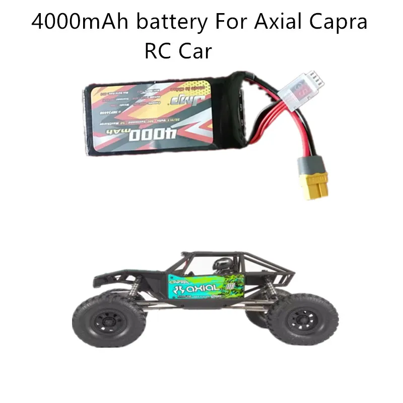 4000mAh Lipo Battery 40C 3S 11.1V For 1/8 Capo U4 XQueen 1/10 Axial Capra 1.9 UTB AXI03000 AXI03022 RC Car Airplan Boat
4000mAh Lipo Battery 40C 3S 11.1V For 1/8 Capo U4 XQueen 1/10 Axial Capra 1.9 UTB AXI03000 AXI03022 RC Car Airplan Boat