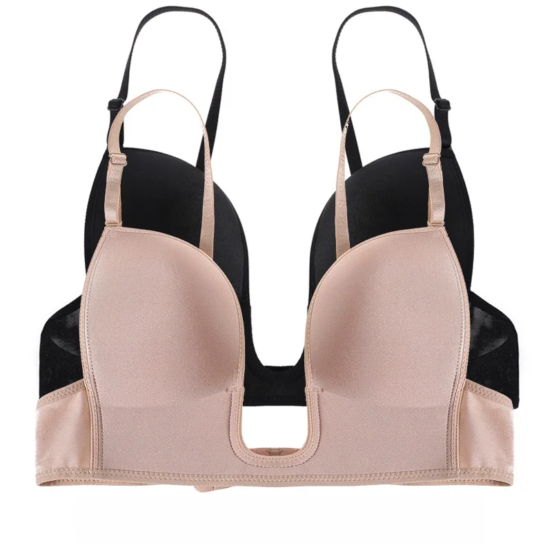 One-Piece Cross Back Bra Sensual Deep U Small Chest Gathered Bra Women's Underwear Sexy Back Design Comfortable Cool Feeling
One-Piece Cross Back Bra Sensual Deep U Small Chest Gathered Bra Women's Underwear Sexy Back Design Comfortable Cool Feeling