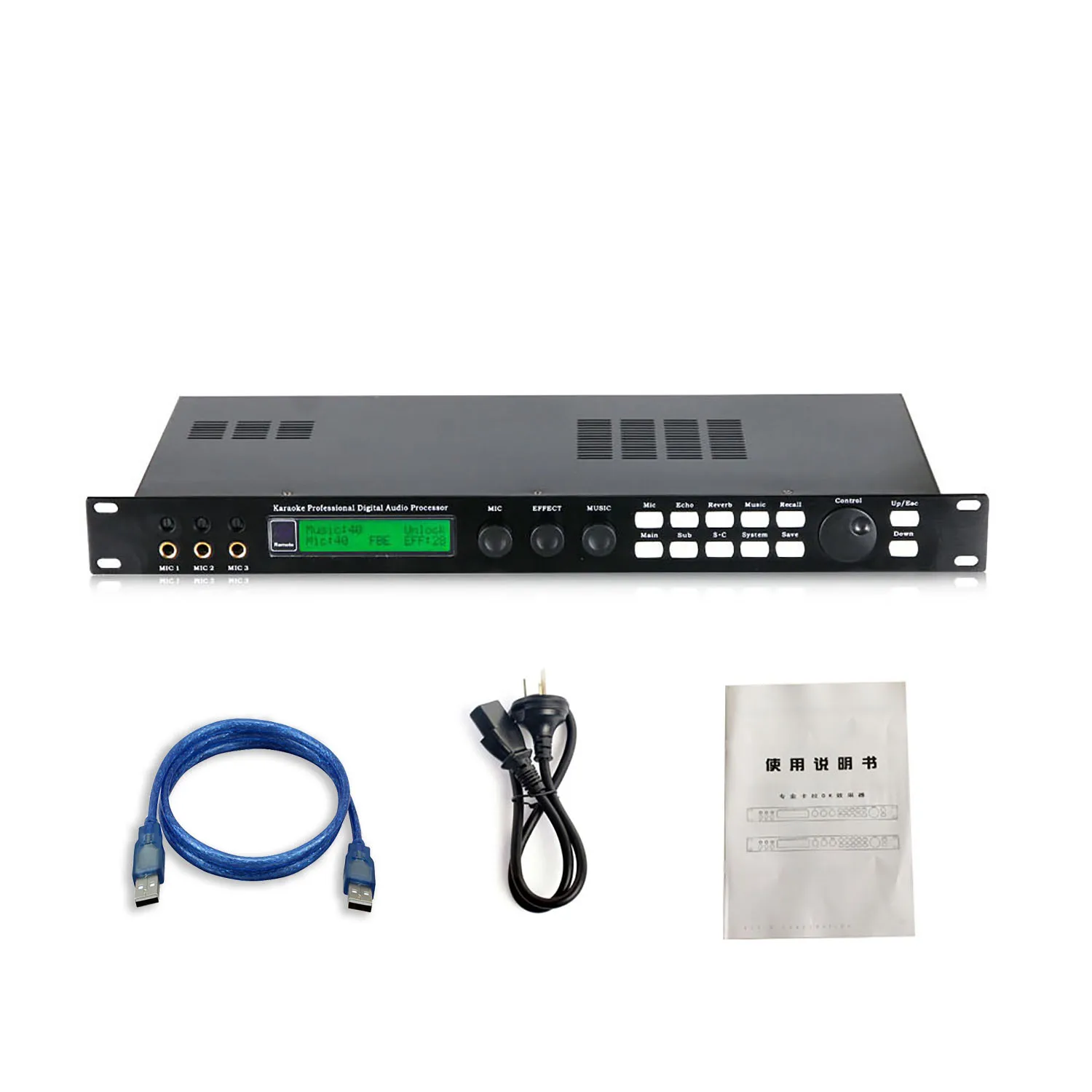 GAX-X5 Professional Digital Echo Effect Audio Processor For Karaoke Pre-effects KTV
GAX-X5 Professional Digital Echo Effect Audio Processor For Karaoke Pre-effects KTV