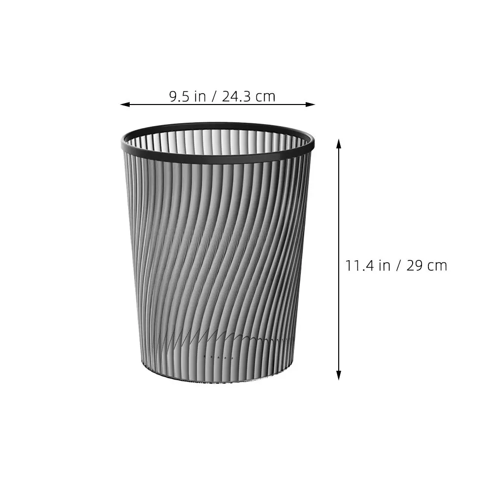 2Pcs Spiral Pattern Trash Can Modern Design Compact Garbage Bin for Kitchen Living Room Office Bedroom Household Waste Bucket
2Pcs Spiral Pattern Trash Can Modern Design Compact Garbage Bin for Kitchen Living Room Office Bedroom Household Waste Bucket