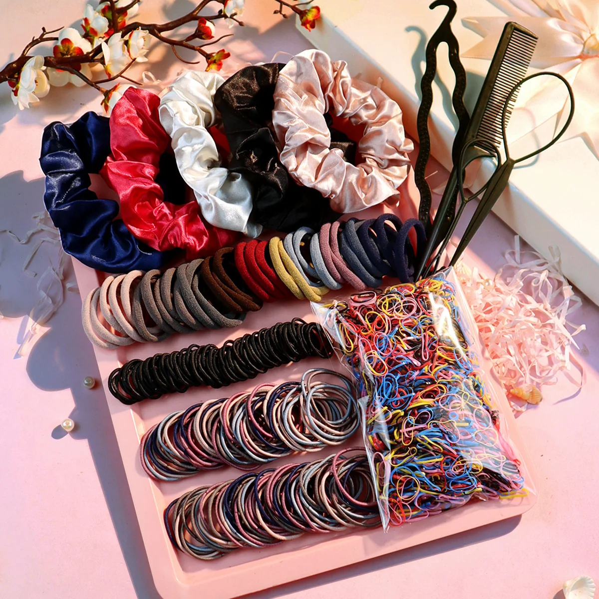 Женская петля для волос, бесшовные резинки для волос, инструмент для аксессуаров для волос, петля для волос для толстой кишки, комбинация аксессуаров для волос 
Женская петля для волос, бесшовные резинки для волос, инструмент для аксессуаров для волос, петля для волос для толстой кишки, комбинация аксессуаров для волос