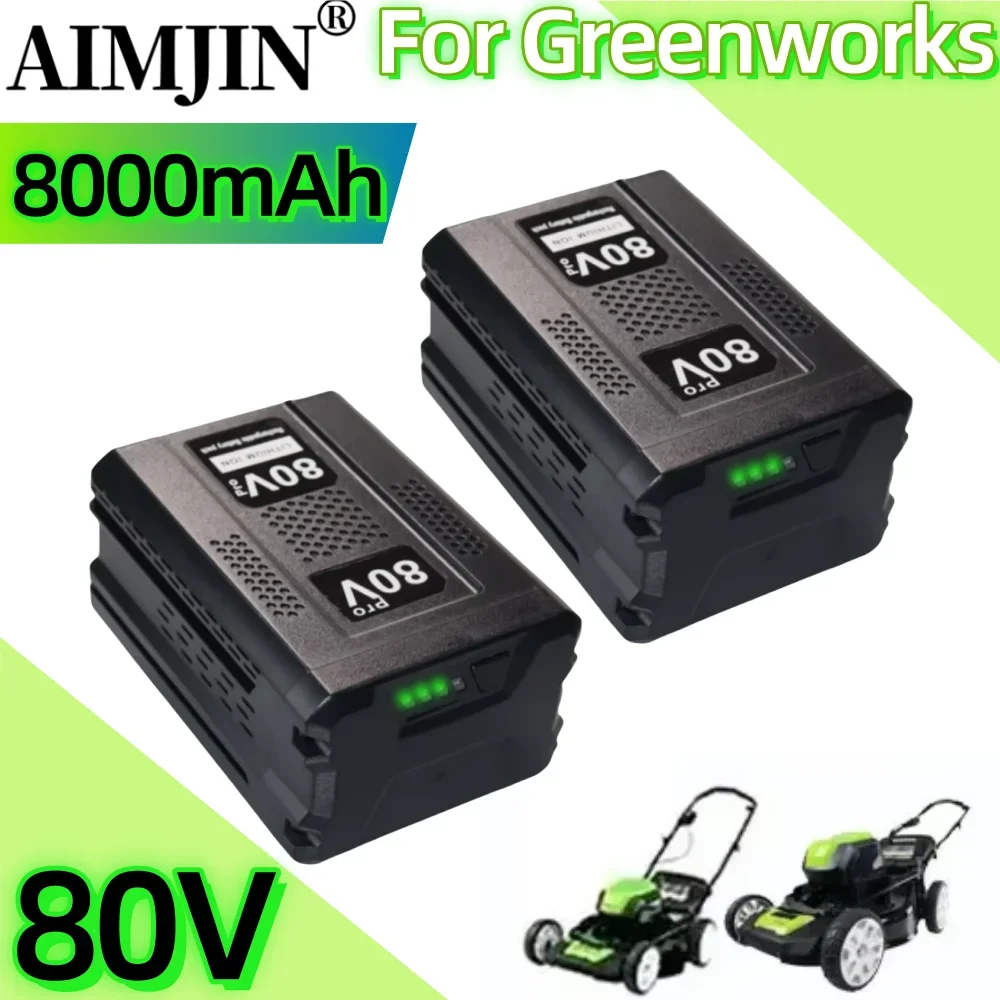 For Greenworks 80V Replacement Rechargeable Battery 8.0Ah Lithium Ion Battery for GBA80200 GBA80250 GBA80400 GBA80250 GBA80500
For Greenworks 80V Replacement Rechargeable Battery 8.0Ah Lithium Ion Battery for GBA80200 GBA80250 GBA80400 GBA80250 GBA80500