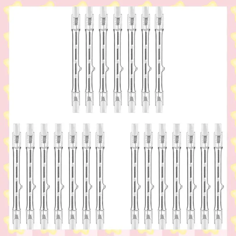 AB51 R7s Halogen Light Bulbs, 21 Packs R7s Bulb 118Mm Dimmable 230V Halogen Bulbs, Linear Light Bulb 300W
AB51 R7s Halogen Light Bulbs, 21 Packs R7s Bulb 118Mm Dimmable 230V Halogen Bulbs, Linear Light Bulb 300W